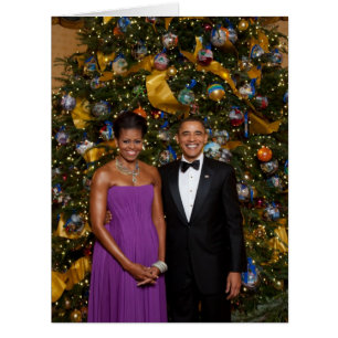 Barack Obama Président des États-Unis Noël à la Ma