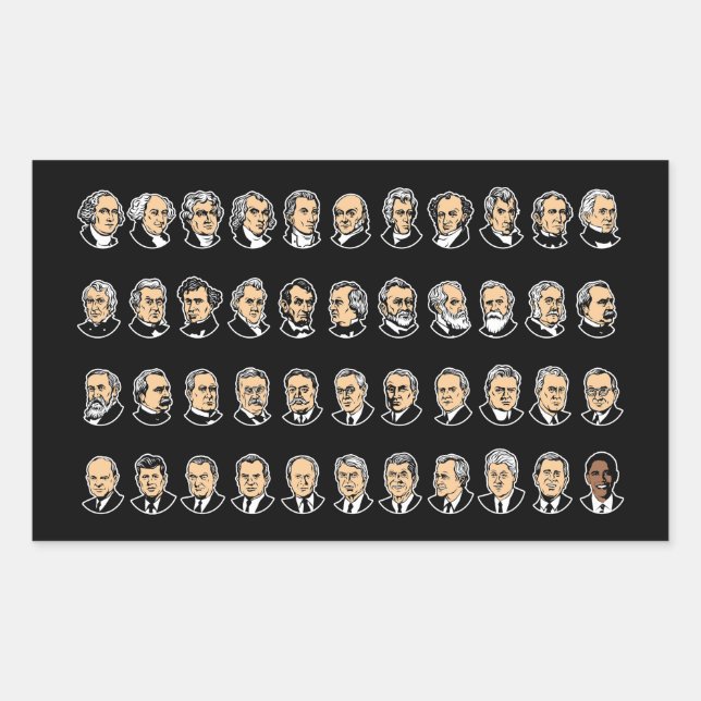 Barack Obama - Presidents Of The United States Sticker (Front)