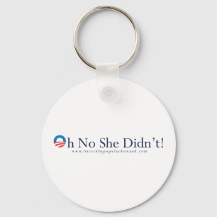Barack Obama Primary Keychain