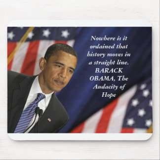 Barack Obama Quote on History Mouse Pad