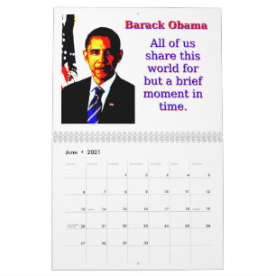 Barack Obama Quotes Calendar