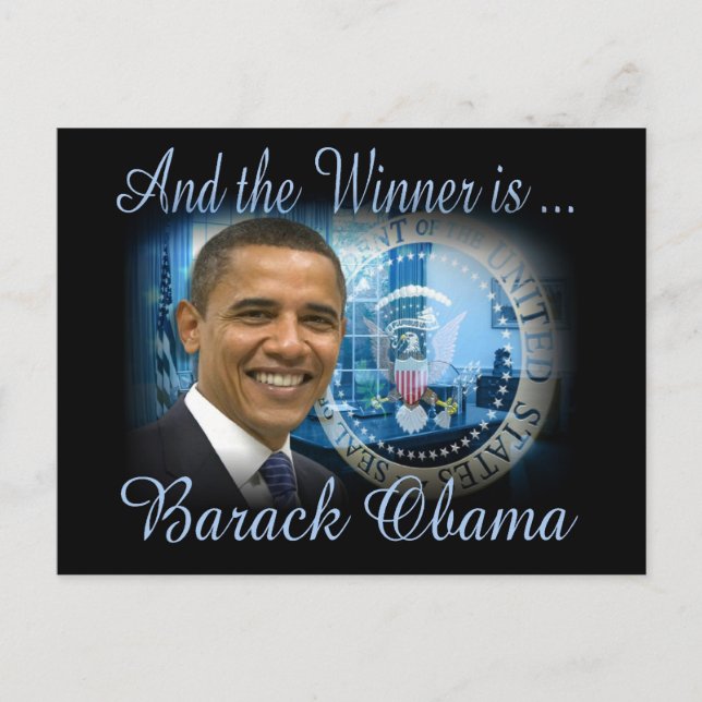 Barack Obama Re-election Postcard (Front)