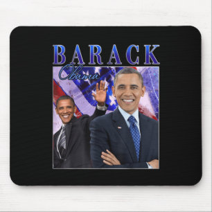 Barack Obama Retro Vintage Style  Mouse Pad