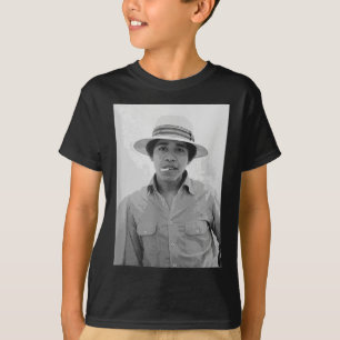Barack Obama Retro Vintage Young Obama Smoking In  T-Shirt