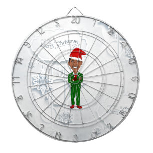 barack obama santa dartboard
