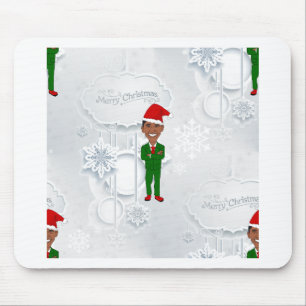 barack obama santa mouse pad