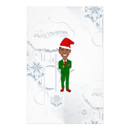 santa stationery templates