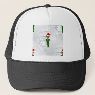 barack obama santa trucker hat