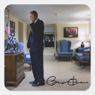 Barack Obama Square Sticker