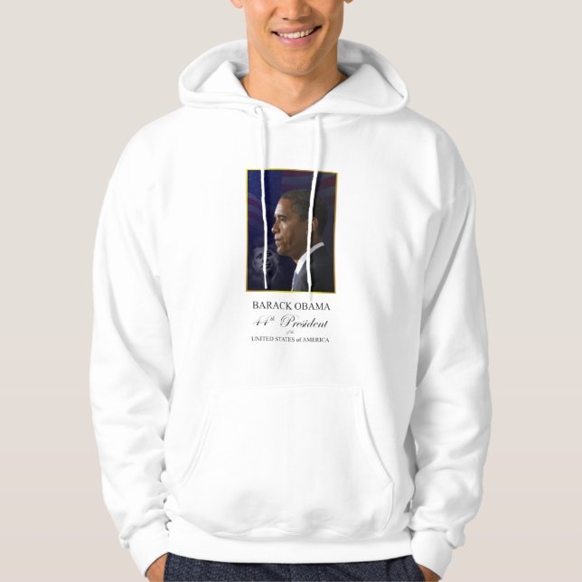 Barack Obama - sweat shirt à capuchon (Devant)