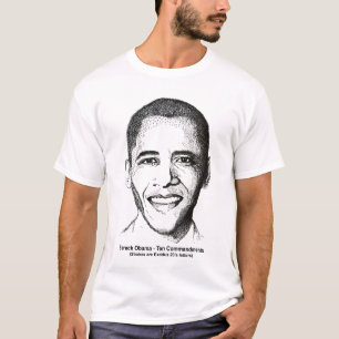 Barack Obama- Ten Commandments 2 sided shirt