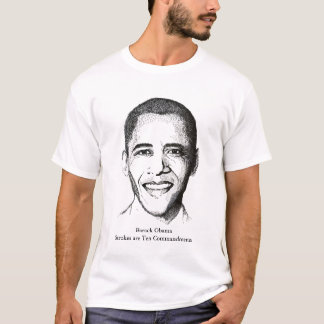 Barack Obama - Ten Commandments T-Shirt