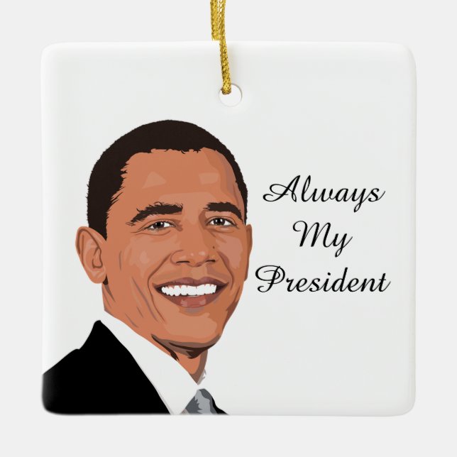Barack Obama, toujours mon ornement de président (Devant)