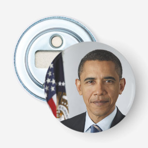 Barack Obama US President White House Portrait  Bottle Opener