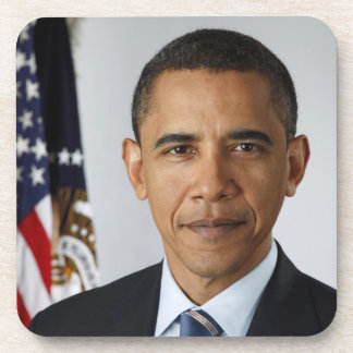 Barack Obama US President White House Portrait Coaster