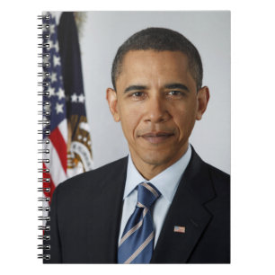Barack Obama US President White House Portrait Notebook