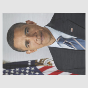 Barack Obama US President White House Portrait  Tissue Paper