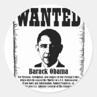 Barack Obama Wanted Poster