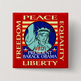 BARACK OBAMA WINS! - - Customized - Customized 2 Inch Square Button