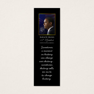 Barack Obama with JFK - Bookmarker