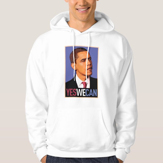 Barack Obama "Yes We Can" Hooded Sweatshirt (Front)