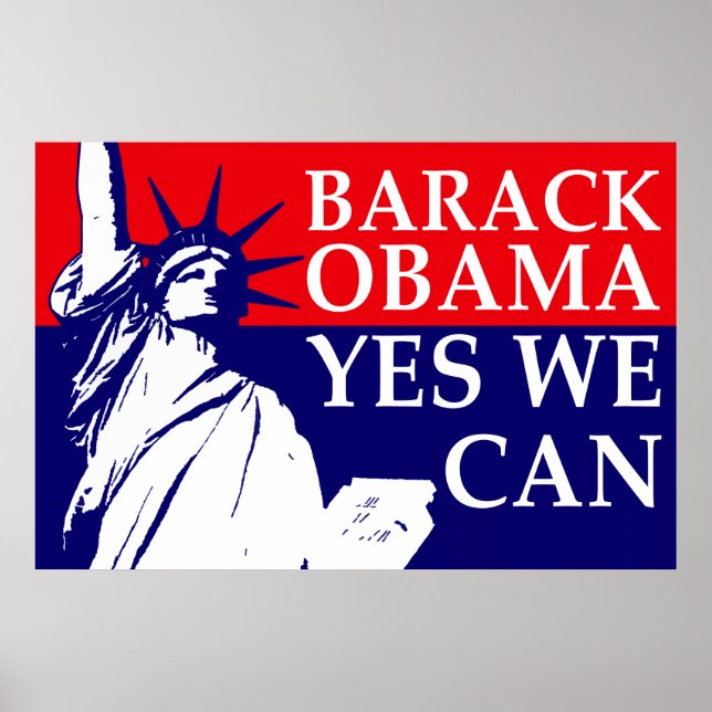 Barack Obama: Yes We Can! Poster (Front)