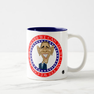 Barack Obama Yes We Can Two-Tone Coffee Mug