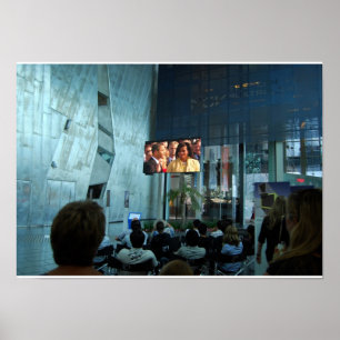 Barack Obama's Inauguration Broadcast in Australia Poster