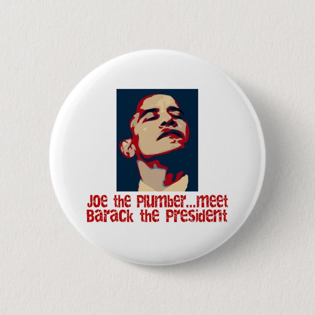 Barack the president 2 inch round button (Front)