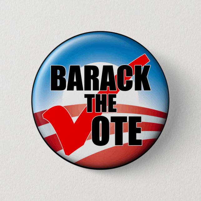 barack-the_voteButton 2 Inch Round Button (Front)