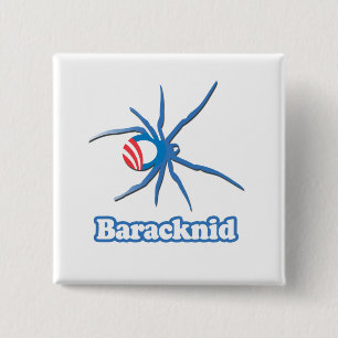BARACKNID 2 INCH SQUARE BUTTON