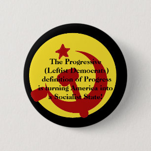 BarackObamaschange, The Progressive (Leftist De... 2 Inch Round Button