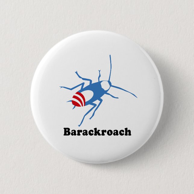 BARACKROACH 2 INCH ROUND BUTTON (Front)