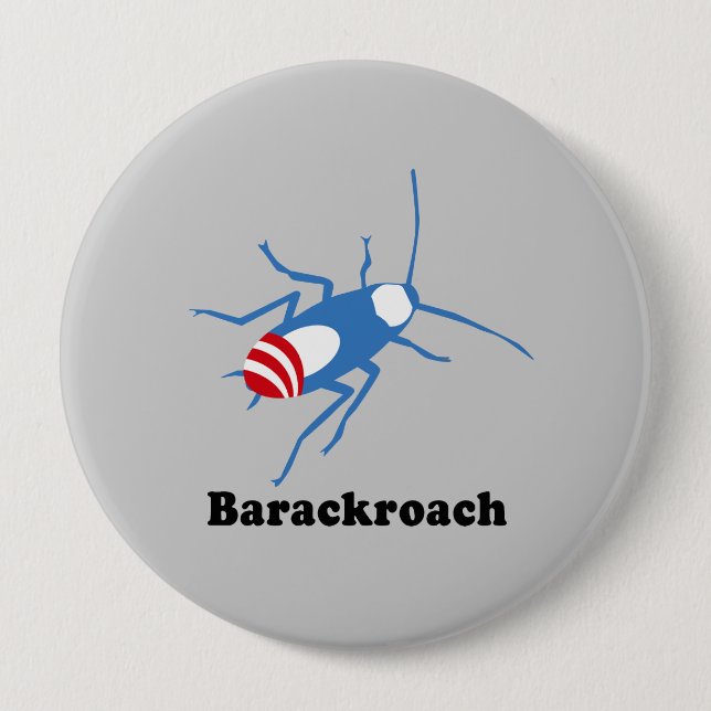 BARACKROACH 4 INCH ROUND BUTTON (Front)