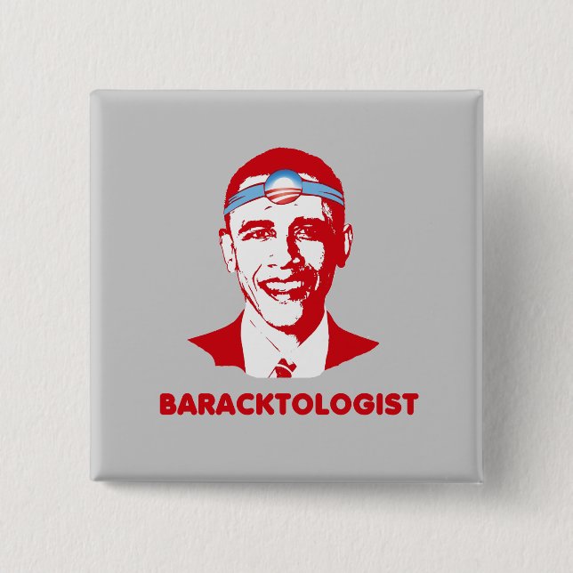 BARACKTOLOGIST 2 INCH SQUARE BUTTON (Front)