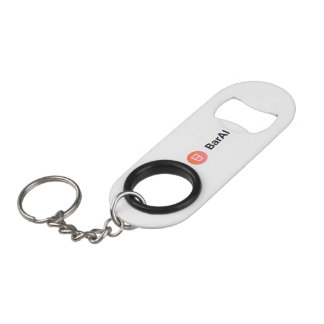 BarAI Branded Bottle Opener Keychain Keychain Bottle Opener