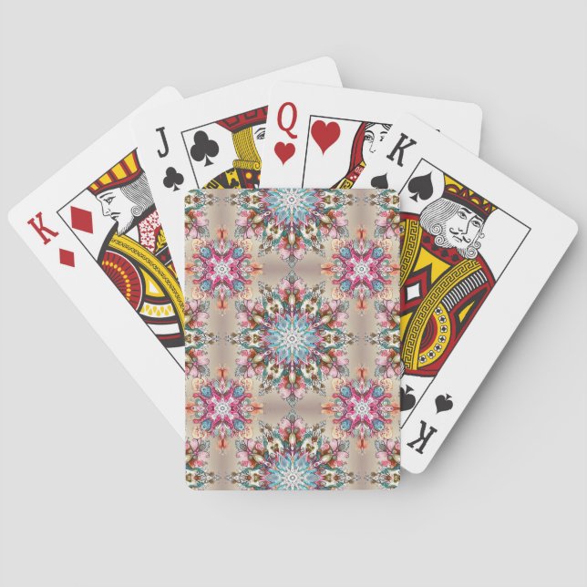 Barajas de Cartas Copo de Nieve Playing Cards (Back)