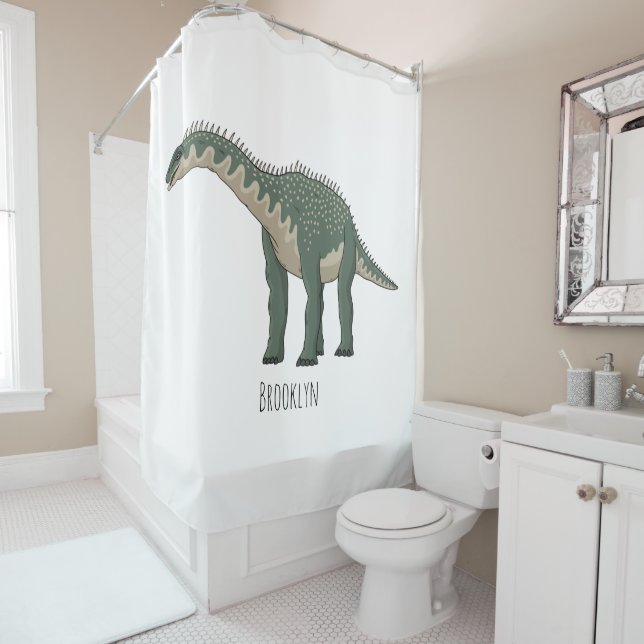 Barapasaurus cartoon illustration (In Situ)