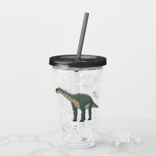 Barapasaurus cartoon illustration acrylic tumbler