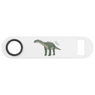 Barapasaurus cartoon illustration bar key