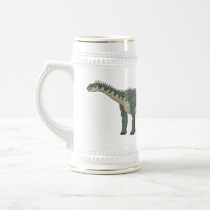 Barapasaurus cartoon illustration beer stein