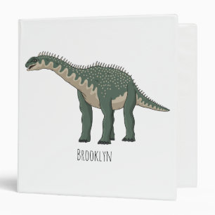 Barapasaurus cartoon illustration  binder