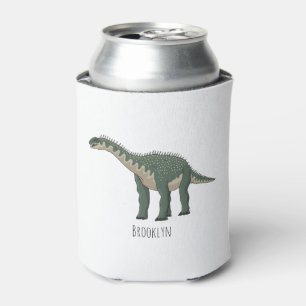Barapasaurus cartoon illustration  can cooler