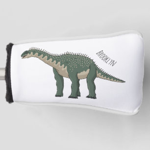 Barapasaurus cartoon illustration golf head cover