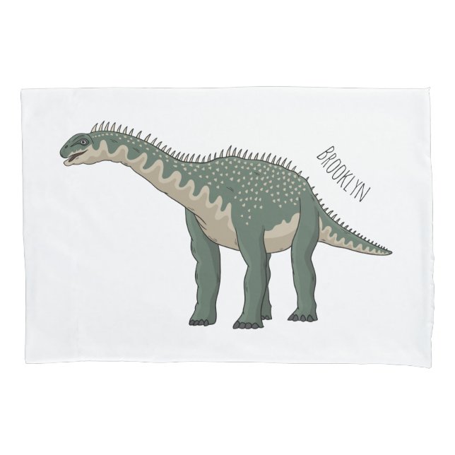 Barapasaurus cartoon illustration  pillowcase (Front)