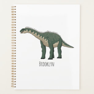 Barapasaurus cartoon illustration planner