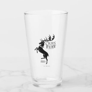 Baratheon Sigil - Ours is the Fury Glass