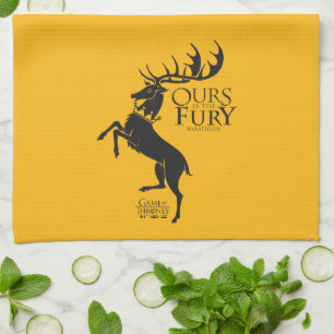 Baratheon Sigil - Ours is the Fury Kitchen Towel