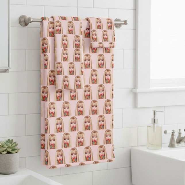 Barb Bath Towel Set (Créateur téléchargé)