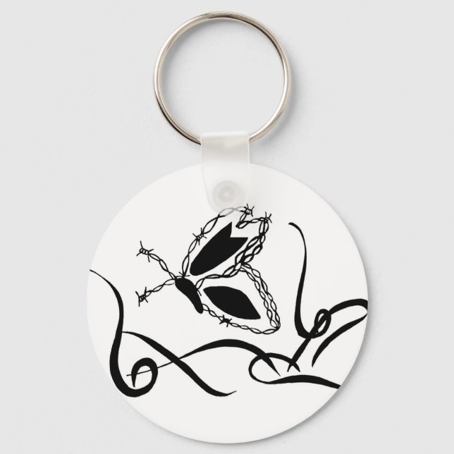 Barb butterfly key chain (Front)